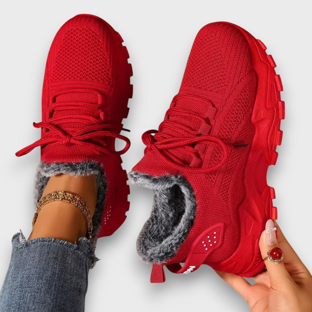 Chloe | Lace-Up Winter Sneakers