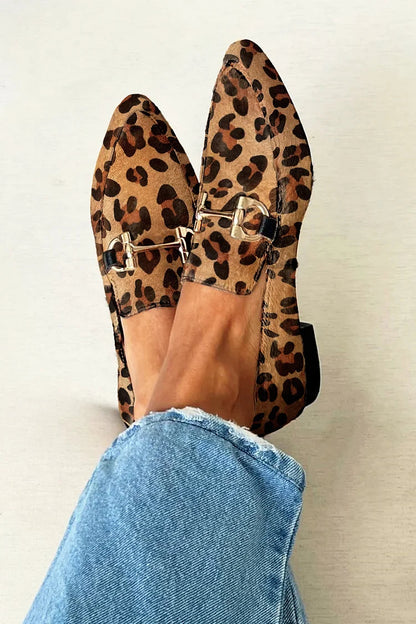 Gia™ | Stylish Leopard Moccasins