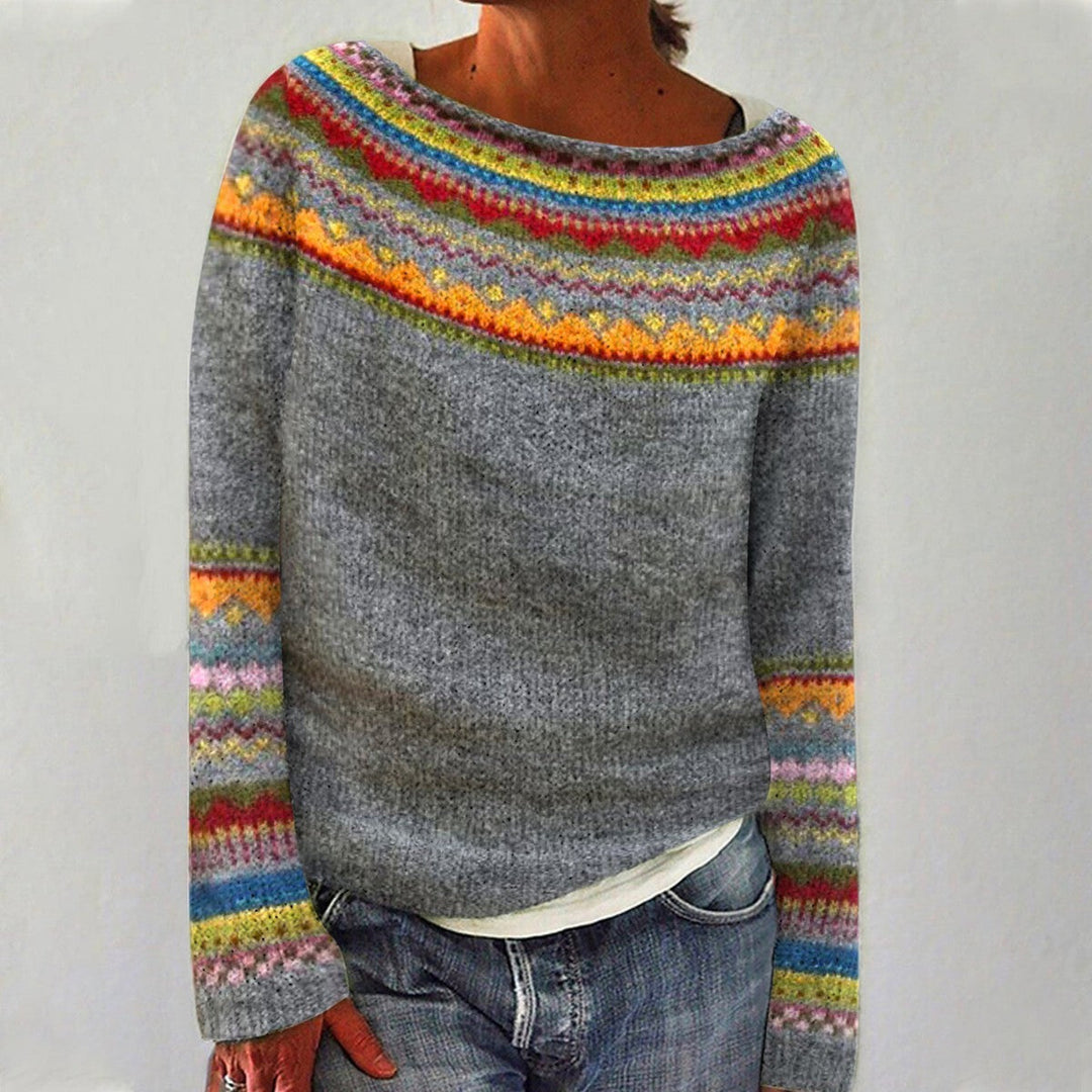 Sarah™ - Women's Retro Knitted Sweater