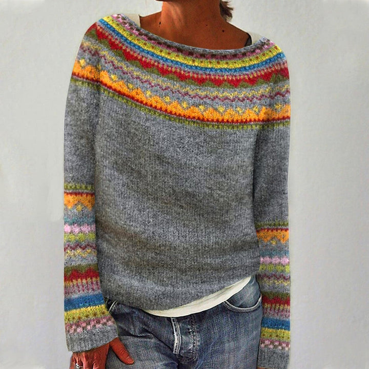 Sarah™ - Women's Retro Knitted Sweater