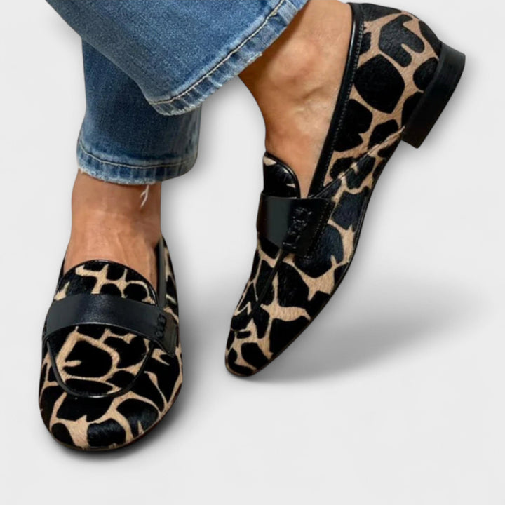Léonie™ Moccasins with Leopard Print