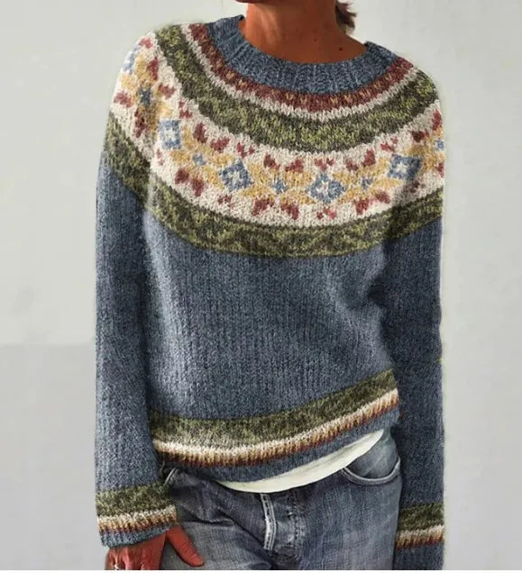 Sarah™ - Women's Retro Knitted Sweater