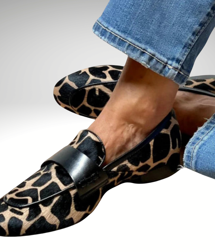 Léonie™ Moccasins with Leopard Print