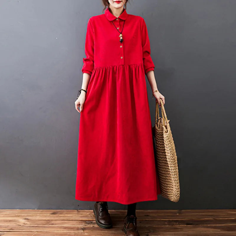 Evelyne | Classis Elegant Shirt Dress