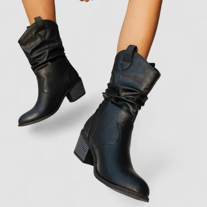 Vivian – Orthopedic Leather Boots