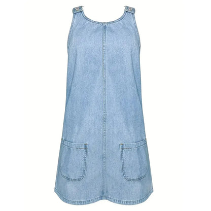 Saylor™ Relaxed Denim-Look Dress
