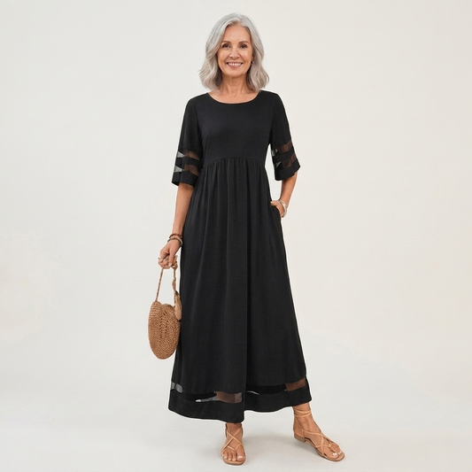 Aubrey™ | Flattering Tummy-Smoothing Midi Dress