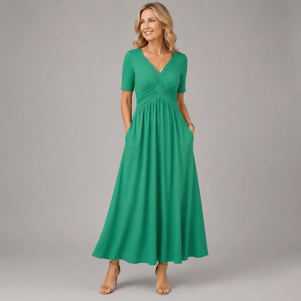Angeli™ |  Elegant Midi Dress