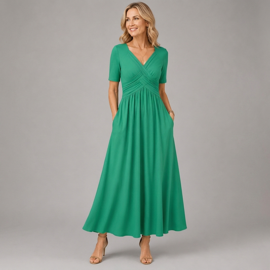 Angeli™ |  Elegant Midi Dress